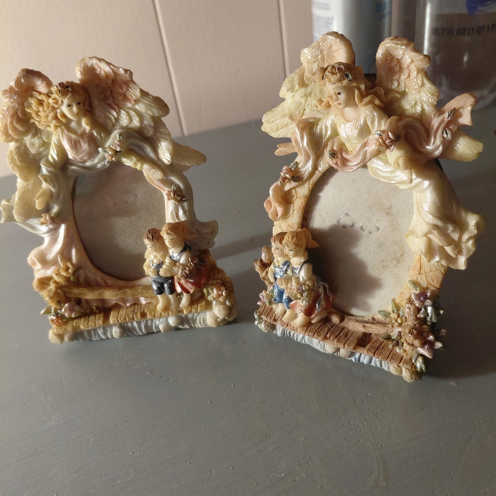 Angel-Themed Photo Frame Set